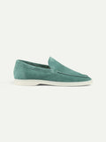 Portofino Suede Loafer – Men’s Emerald Suede Slip-On Shoe